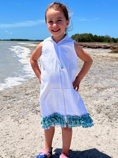 childs swimsuit coverup wrap